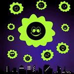 Luminous sun for the room